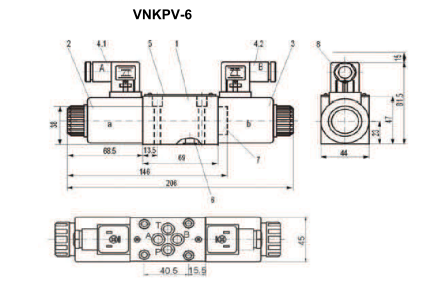 medidas electrovalvula proporcional 4vnkpv vincke